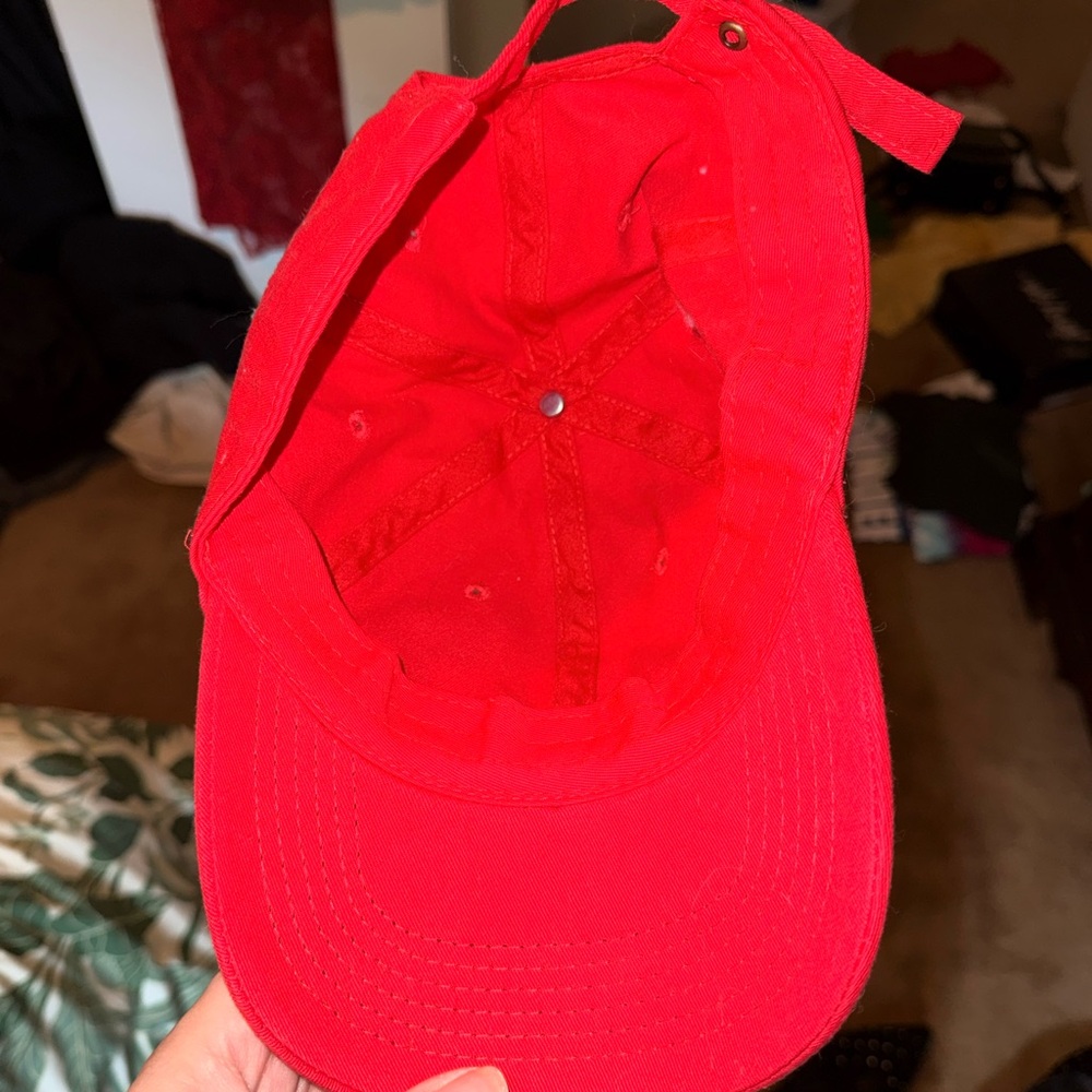 Red Philadelphia Baseball Cap - Picture 2 of 5